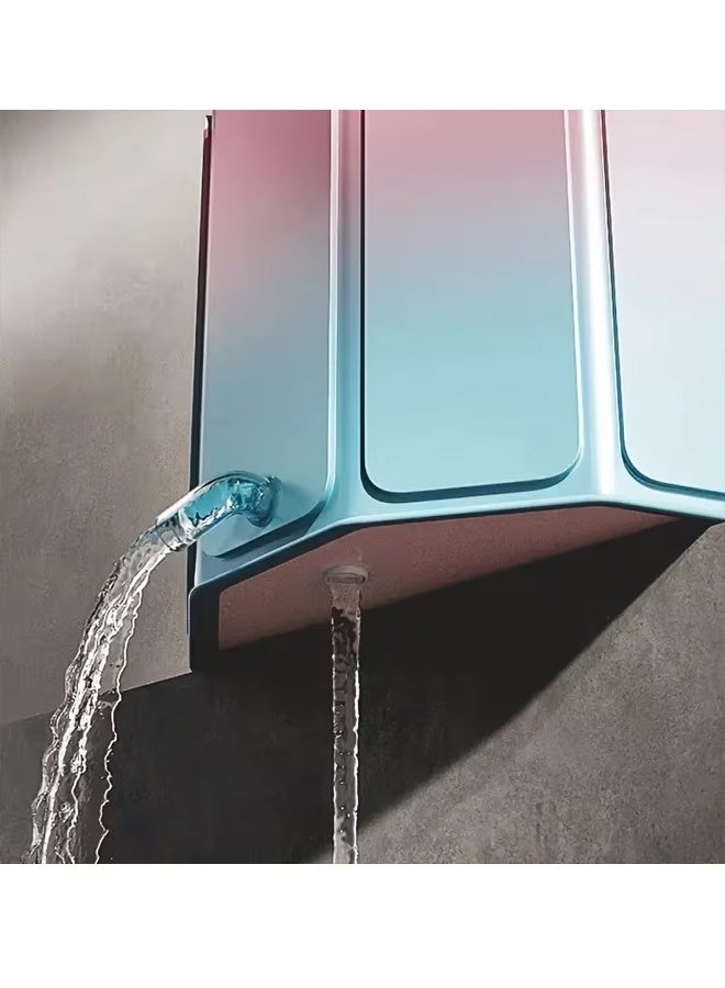 Beauenty Waterproof Portable Folding Soaking Spa Bathtub Barrel, Household Shower Bathing Tubs, Bathroom Family Separate Spa Tub For Adults And Kid  70cm - Image 5